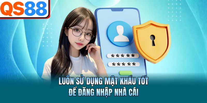 Đăng Nhập QS88 - Thực Hiện Nhanh Chóng Trong 1 Phút 4 Luôn sử dụng mật khẩu tốt để đăng nhập nhà cái